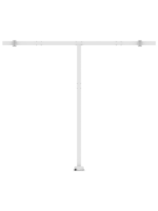 Automatinė markizė su LED/vėjo jutikliu, mėlyna/balta, 300x250m
