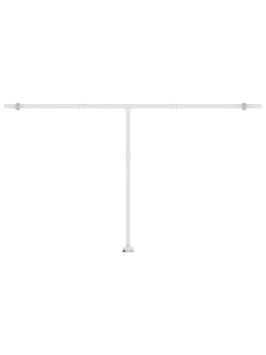 Automatinė markizė su LED/vėjo jutikliu, kreminė, 500x300cm