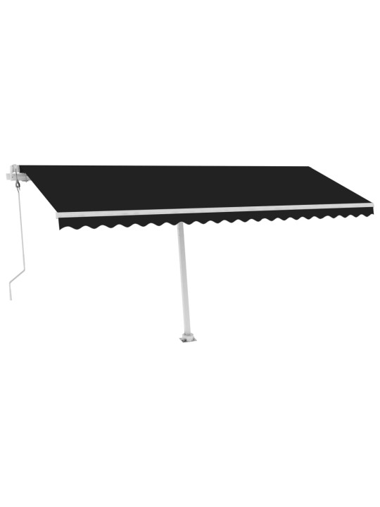 Automatinė markizė su LED/vėjo jutikliu, antracito, 500x300cm