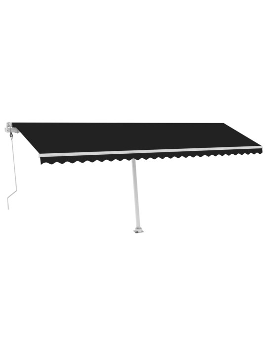 Pastatoma automatinė markizė, antracito spalvos, 600x300cm