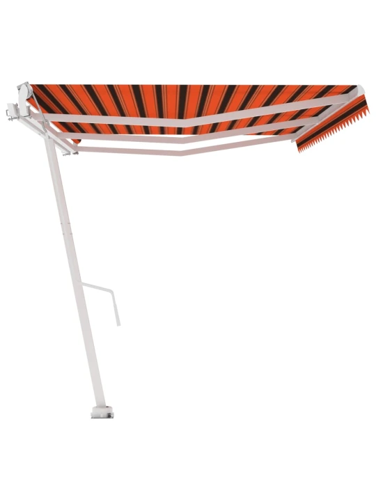 Pastatoma automatinė markizė, oranžinė/ruda, 600x300cm