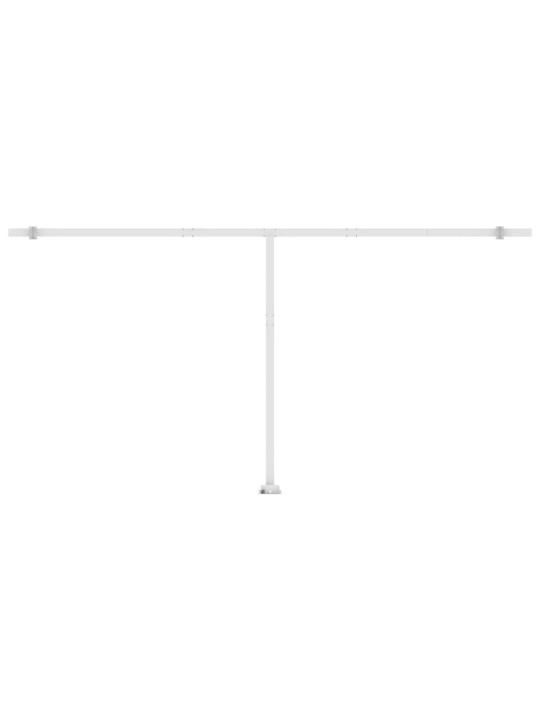 Automatinė markizė su LED/vėjo jutikliu, kreminė, 600x300cm