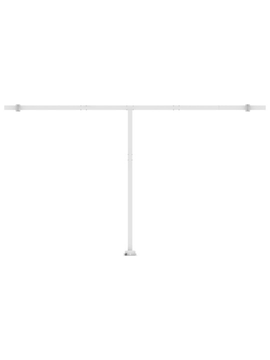 Automatinė markizė su LED/vėjo jutikliu, kreminė, 500x350cm