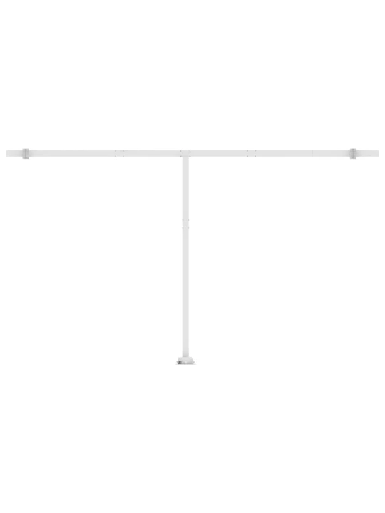 Automatinė markizė su LED/vėjo jutikliu, kreminė, 500x350cm