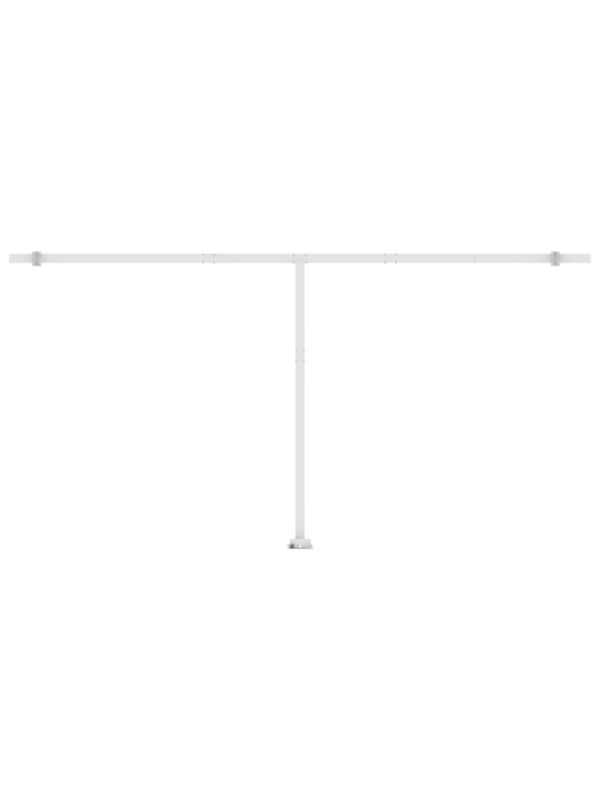 Automatinė markizė su LED/vėjo jutikliu, kreminė, 600x350cm
