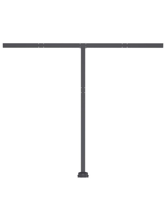 Rankiniu būdu ištraukiama markizė su LED, kreminė, 300x250cm