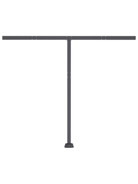 Rankiniu būdu ištraukiama markizė su LED, antracito, 300x250cm