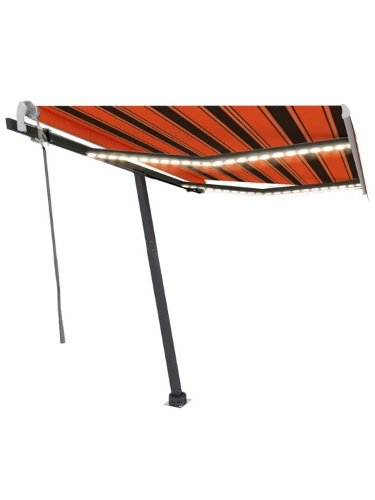Rankiniu būdu ištraukiama markizė, oranžinė ir ruda, 300x250cm