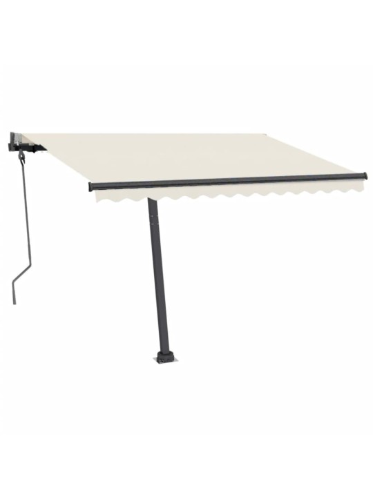 Pastatoma automatinė markizė, kreminės spalvos, 300x250cm