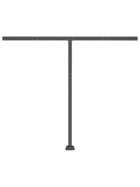 Rankiniu būdu ištraukiama markizė su LED, kreminė, 350x250cm