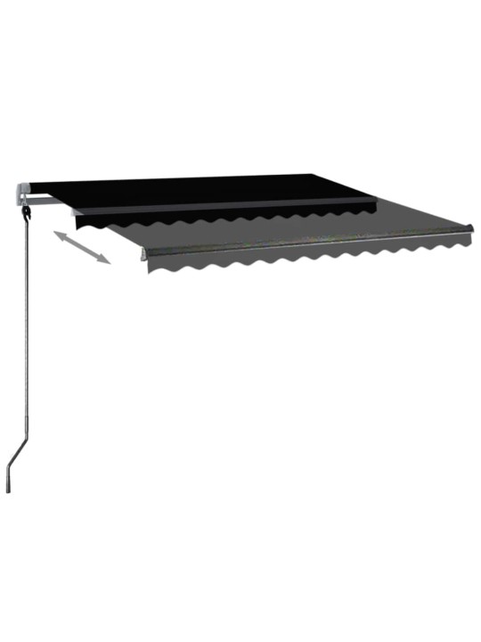 Pastatoma automatinė markizė, antracito spalvos, 350x250cm