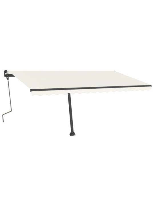 Pastatoma ištraukiama markizė, kreminė, 400x300cm