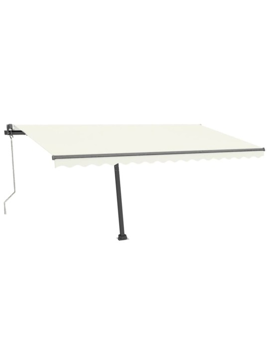 Pastatoma automatinė markizė, kreminės spalvos, 400x300cm
