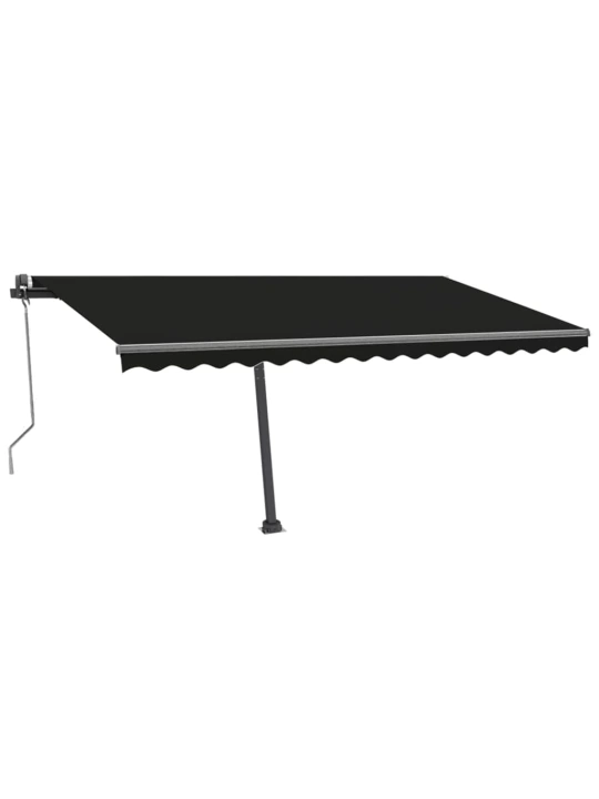 Pastatoma automatinė markizė, antracito spalvos, 400x300cm