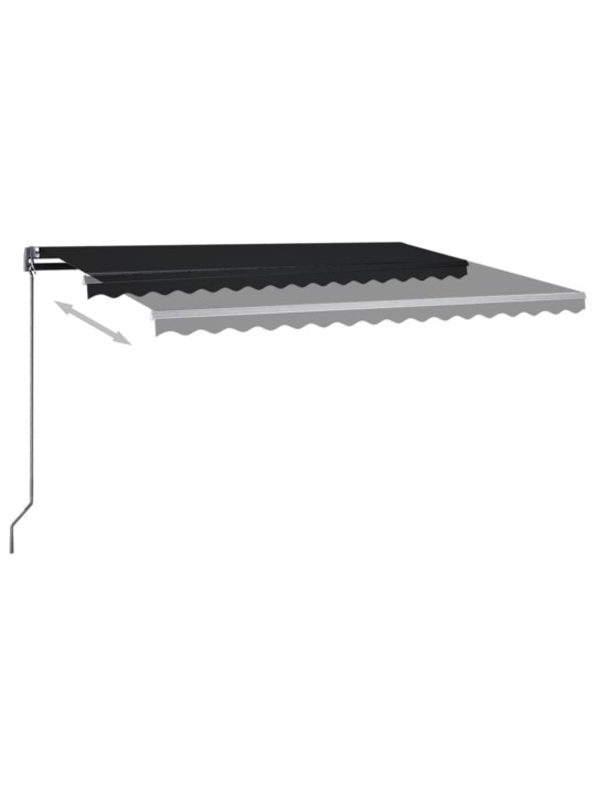 Pastatoma automatinė markizė, antracito spalvos, 400x300cm