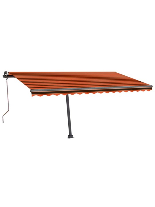 Pastatoma automatinė markizė, oranžinė/ruda, 400x300cm