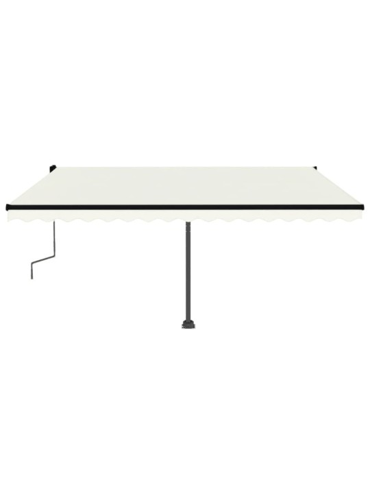 Pastatoma ištraukiama markizė, kreminės spalvos, 450x300cm