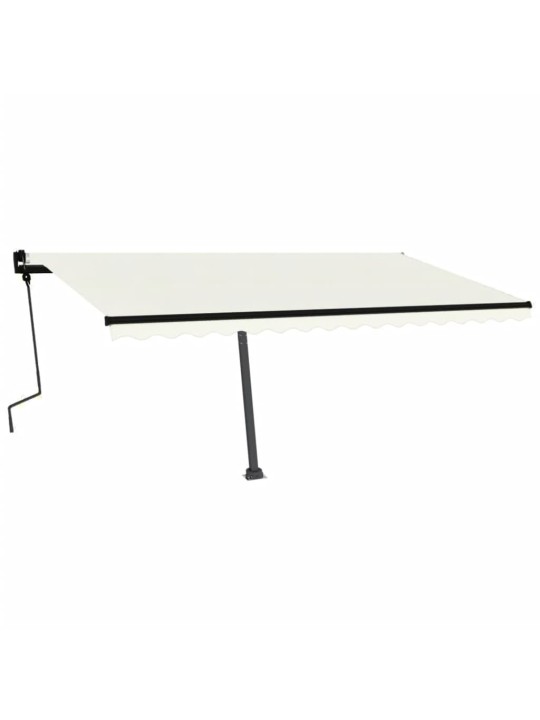 Pastatoma ištraukiama markizė, kreminės spalvos, 450x300cm