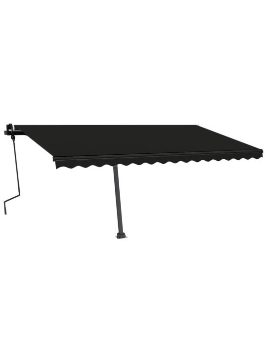 Pastatoma ištraukiama markizė, antracito spalvos, 450x300cm