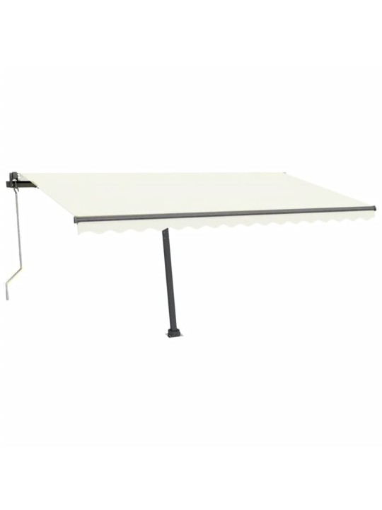 Pastatoma automatinė markizė, kreminės spalvos, 450x300cm