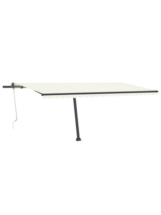 Pastatoma automatinė markizė, kreminės spalvos, 500x300cm