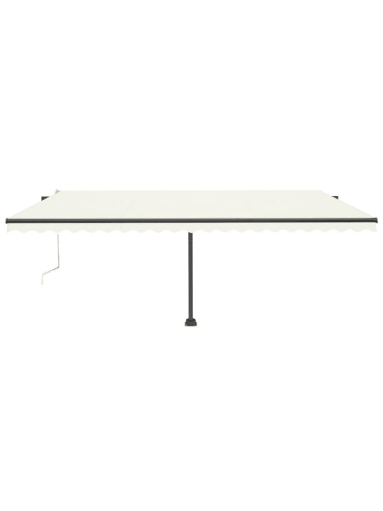 Pastatoma automatinė markizė, kreminės spalvos, 500x300cm