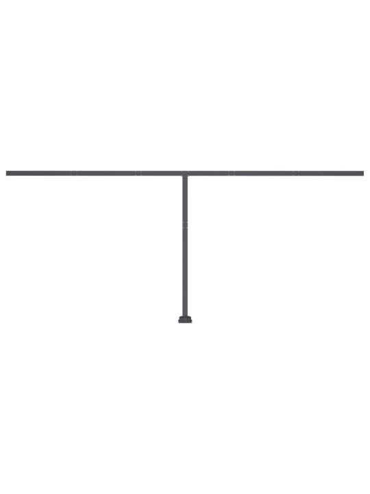 Automatinė markizė su LED/vėjo jutikliu, antracito, 500x300cm
