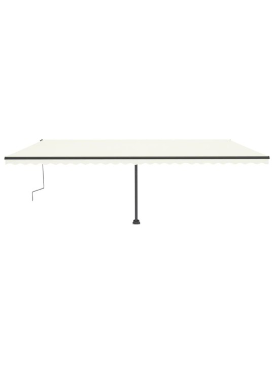Pastatoma ištraukiama markizė, kreminės spalvos, 600x300cm