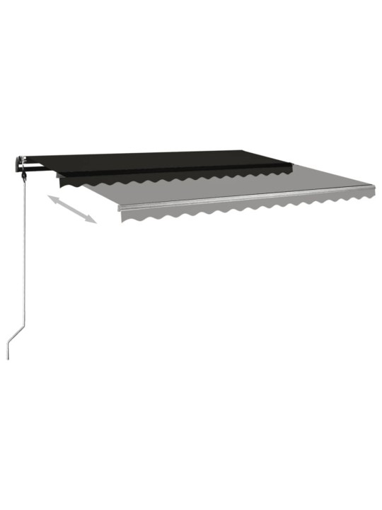 Pastatoma ištraukiama markizė, antracito spalvos, 400x350cm