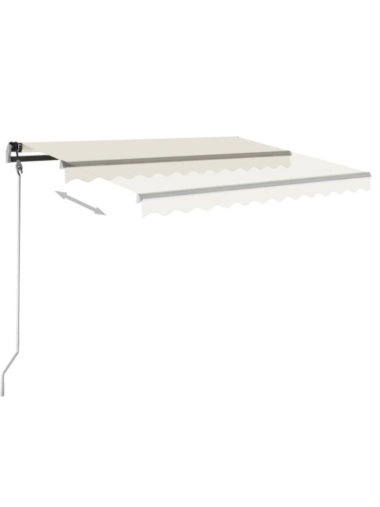 Pastatoma automatinė markizė, kreminės spalvos, 400x350cm