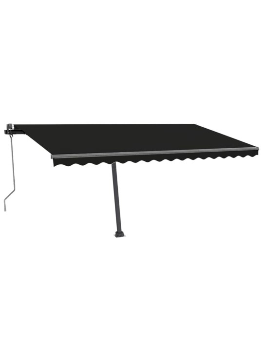 Pastatoma automatinė markizė, antracito spalvos, 400x350cm