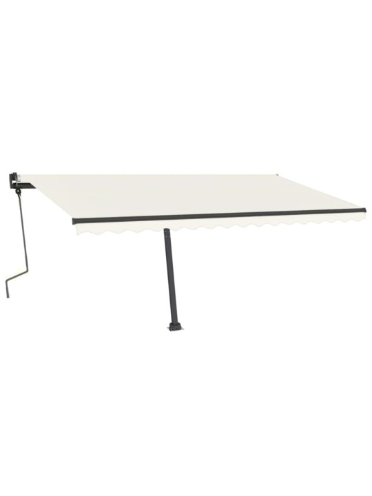 Pastatoma ištraukiama markizė, kreminės spalvos, 450x350cm