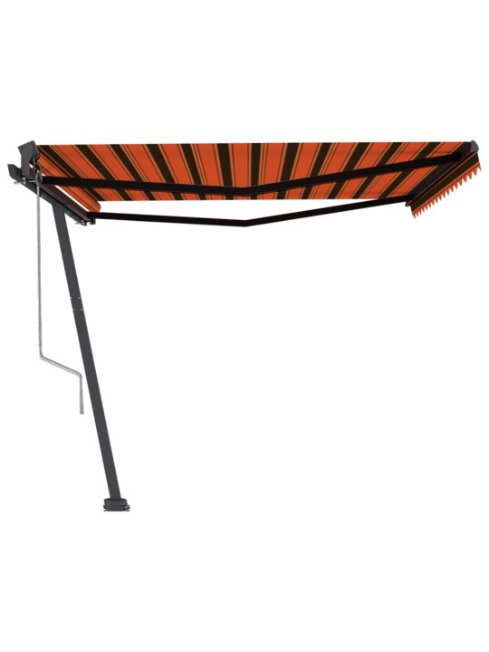 Pastatoma automatinė markizė, oranžinė/ruda, 450x350cm