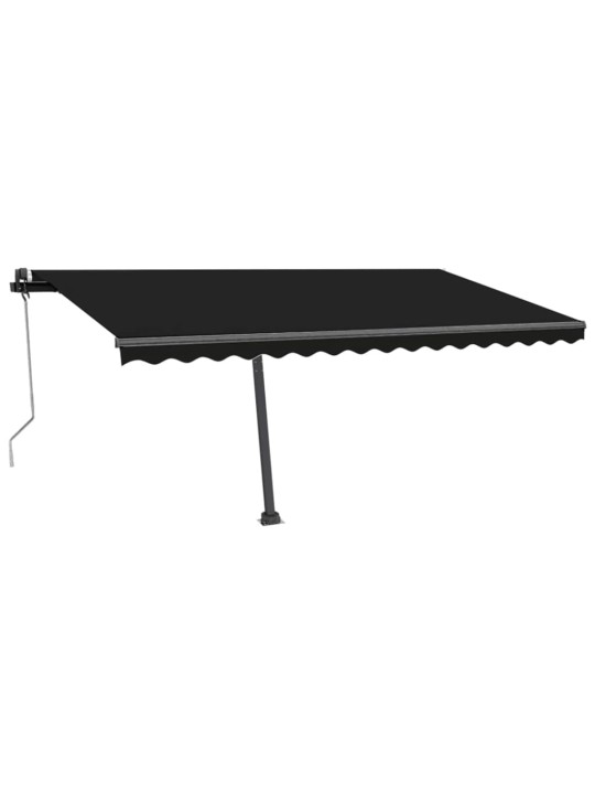 Automatinė markizė su LED/vėjo jutikliu, antracito, 450x350cm