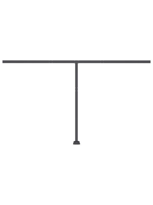 Automatinė markizė su LED/vėjo jutikliu, antracito, 450x350cm