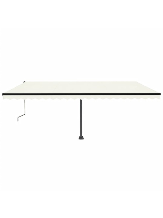 Pastatoma automatinė markizė, kreminės spalvos, 500x350cm