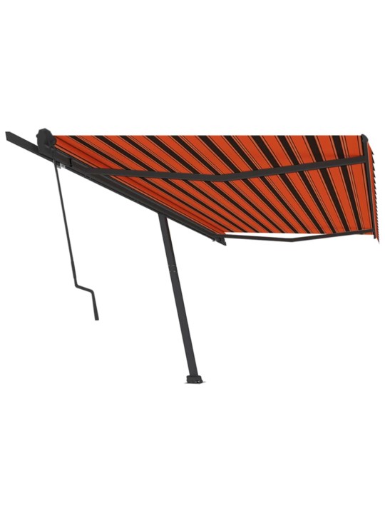 Pastatoma automatinė markizė, oranžinė/ruda, 500x350cm