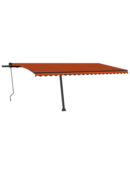 Pastatoma automatinė markizė, oranžinė/ruda, 500x350cm