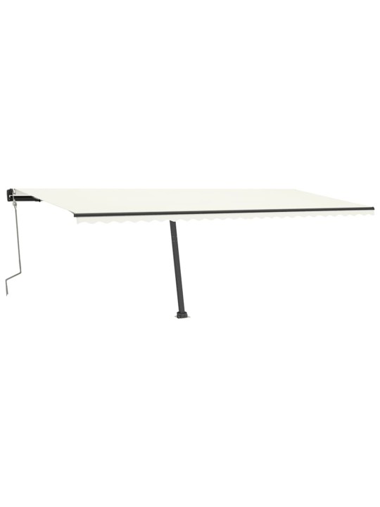 Pastatoma ištraukiama markizė, kreminės spalvos, 600x350cm