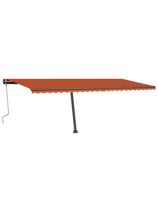 Pastatoma ištraukiama markizė, oranžinė/ruda, 600x350cm