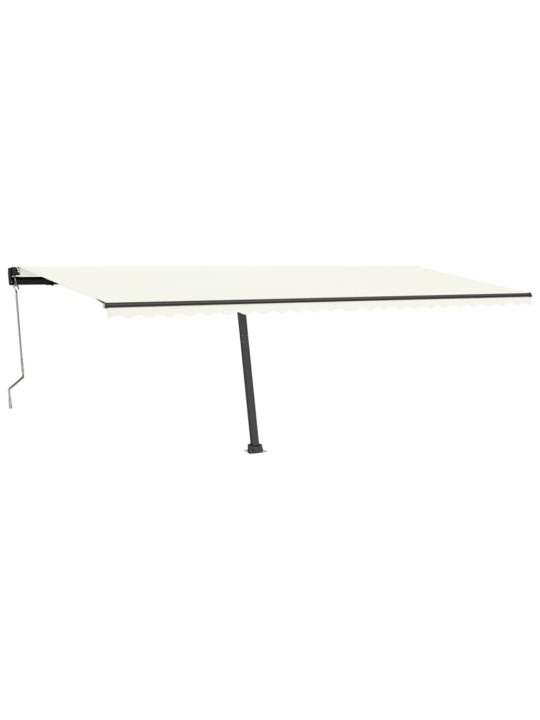 Pastatoma automatinė markizė, kreminės spalvos, 600x350cm
