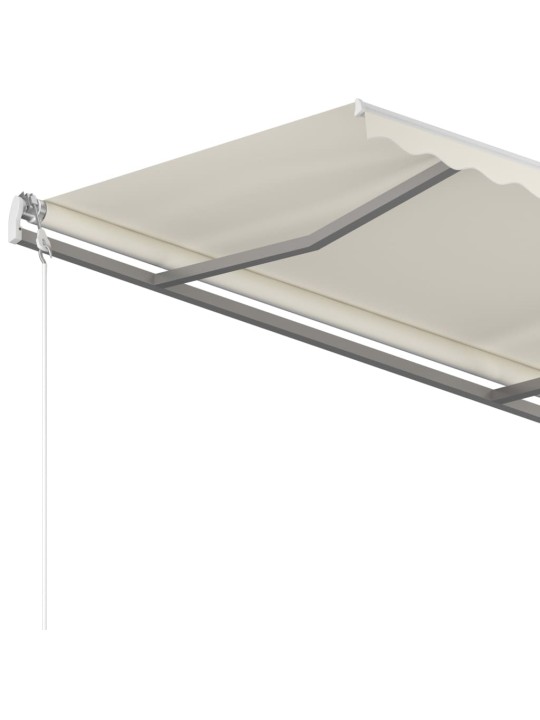 Rankiniu būdu ištraukiama markizė, kreminė, 3x2,5m