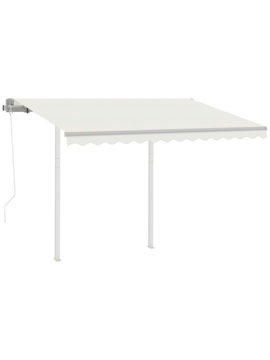 Automatiniu būdu ištraukiama markizė, kreminė, 3x2,5m