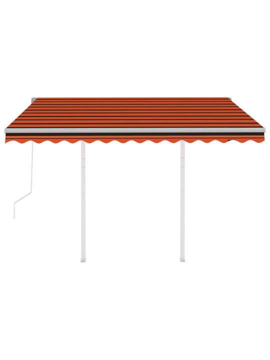 Automatiniu būdu ištraukiama markizė, oranžinė/ruda, 3x2,5m