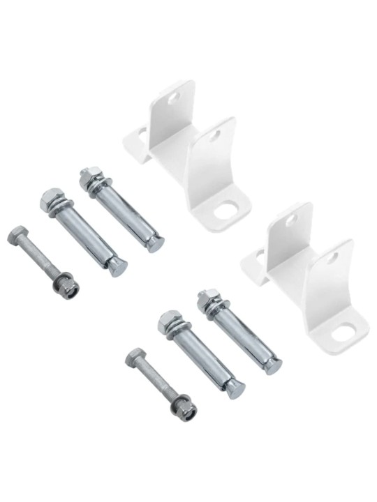 Automatinė markizė su LED/vėjo jutikliu, kreminė, 3,5x2,5m