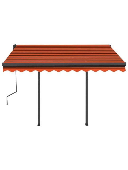 Automatiniu būdu ištraukiama markizė, oranžinė/ruda, 3x2,5m