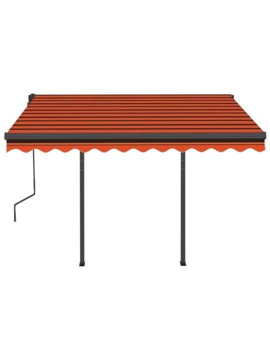 Automatiniu būdu ištraukiama markizė, oranžinė/ruda, 3,5x2,5m
