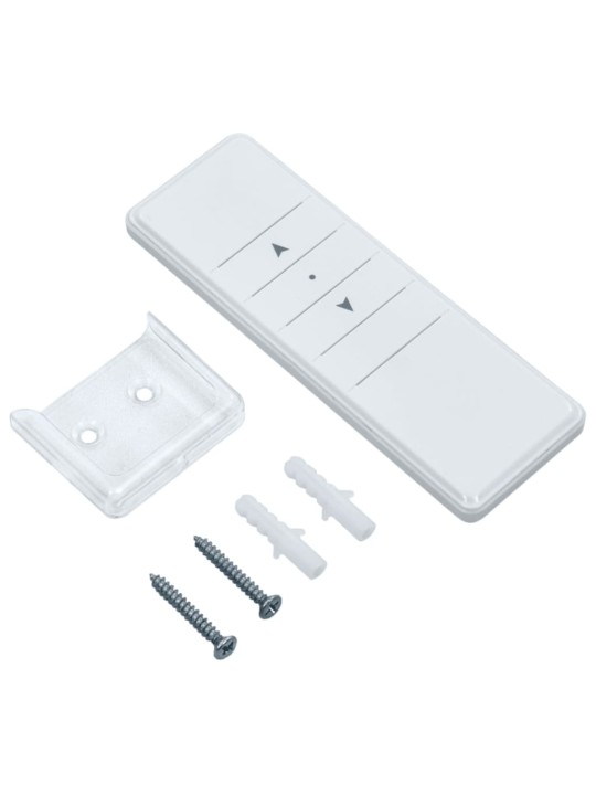 Automatinė markizė su LED/vėjo jutikliu, geltona/balta, 4,5x3m