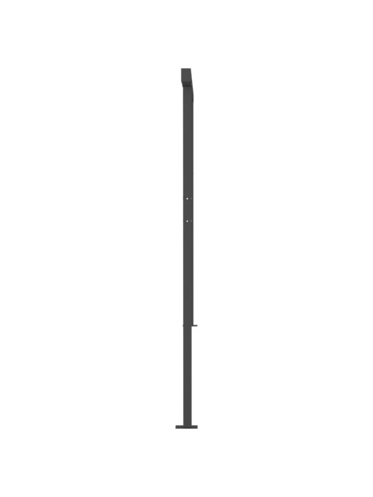 Automatinė markizė su LED/vėjo jutikliu, geltona/balta, 6x3m