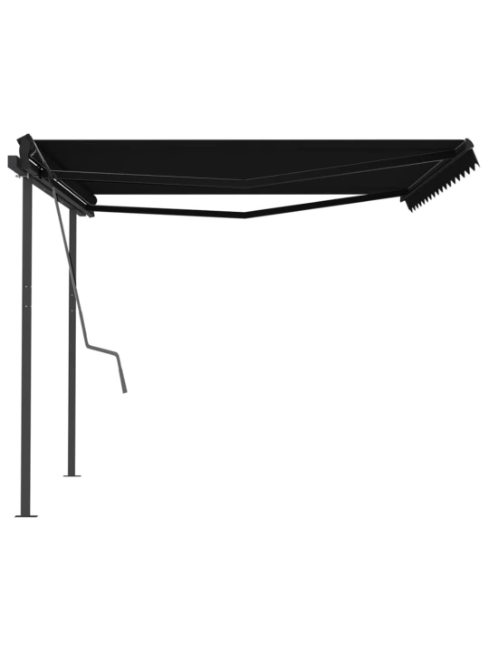 Rankiniu būdu ištraukiama markizė, antracito, 4x3,5m